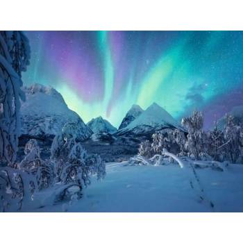 Ravensburger - Puzzle Power of Nature: When the Northern Lights dance - 1 500 piese