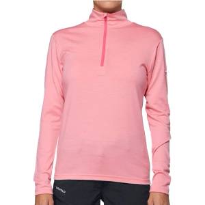 Devold Дамско мериносово термобельо Devold Women's Breeze Plus Merino 200 Zip Neck Merino base layer - Apricot (115-2478-0214)