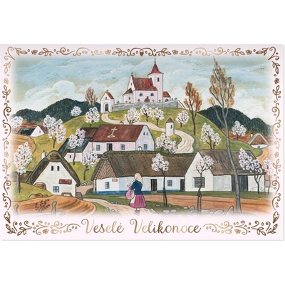 Albi Velikonoční přání Josef Lada - Jarní vesnice