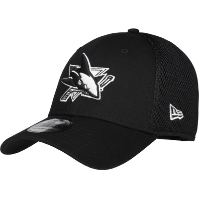 New Era SAN JOSE SHARKS NHL EVERGREEN 39THIRTY Černá Bílá