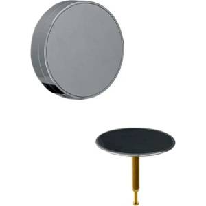 Geberit - Комплект вана, с въртящо се управление, d52, матово черно 150.300. 14.1 (150.300.14.1)