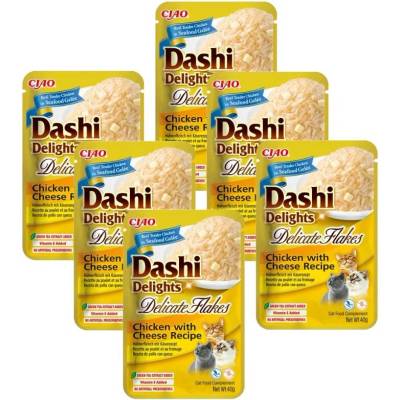 Dashi Delights Delikátní vločky Kuře se sýrem Receptura 6 x 40 g