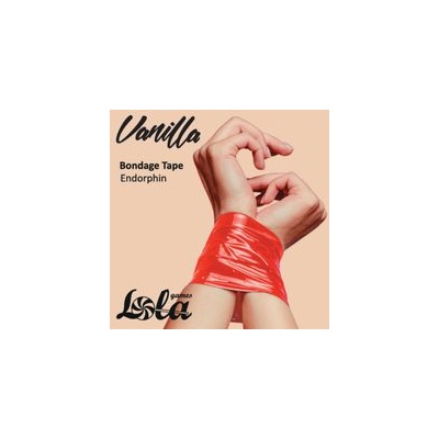 LOLA GAMES Бондажна лента Vanilla Oxytocin - Red (P25518)