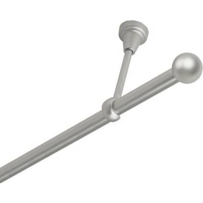 OK-GarnýžeCZ Garnýž kovová jednořadá 16mm Koule satina 160 cm do stropu / na tunýlek - bez kroužků