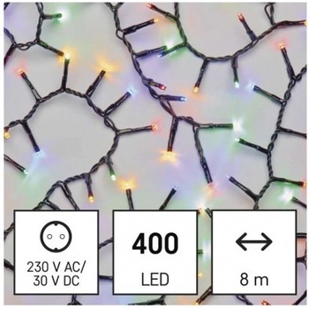 EMOS Lighting D4BM02 LED vianočná reťaz ježko 8 m vonkajšia aj vnútorná multicolor časovač