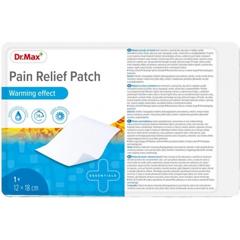 Dr. Max Pain Relief Patch hřejivá náplast 1 ks