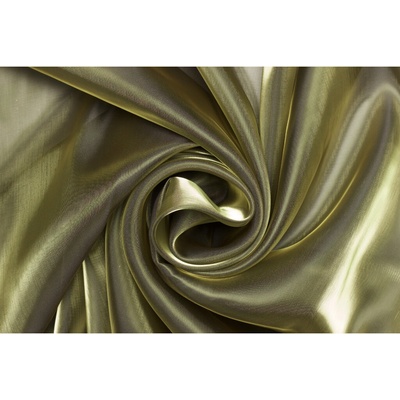 Organza s nylonem - Zelená khaki
