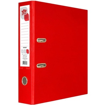 Top Office Класьор, 8 cm, PP, червен (1070120326)