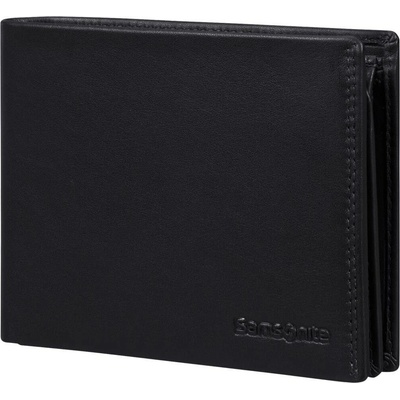 Samsonite Attack 2 Pánska kožená peňaženka SLG 047 B 10Cc + VFL + C + 2C 144446 1041 09 Black SA