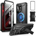 SUPCASE Magsafe Противоударен Калъф за Samsung S26 Ultra, Supcase UB Pro Mag, Черен (843439160736)