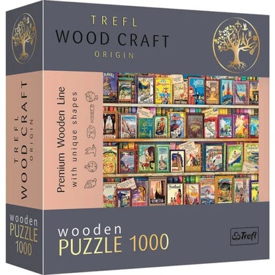 Trefl Дървен пъзел Trefl от 1000 части - Световни пътеводители (20176)