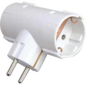 EUROLAMP Eurolamp АДАПТОР schuko КЪМ 2 ГНЕЗДА, ДЕТСКА ЗАЩИТА