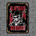  Slayer - музикална метална декоративна табелка