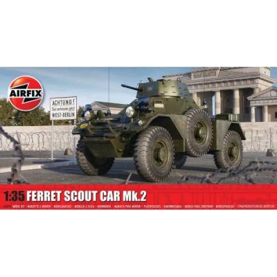 Airfix Classic Kit military A1379 Ferret Scout Car Mk.2 1:35