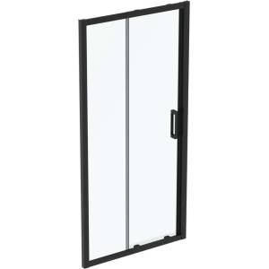 Ideal Standard Connect 2 - Плъзгащи се врати за душ, двукрилни, 105 см, черно/прозрачно стъкло K9274V3 (K9274V3)