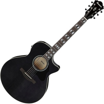 Ibanez AE170-TBK Transparent Black Електро-акустична китара Джъмбо