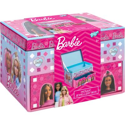 EU Dívčí šperkovnice BARBIE růžová