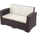 Bogdan Furniture Am Канапе 2-ка Monako, кафяв с възглавнички