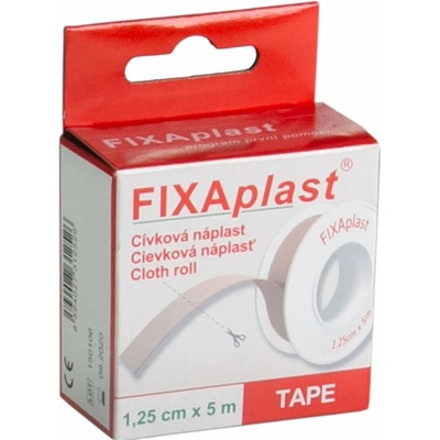 Fixaplast Cievková náplasť 1,25 cm x 5m textilná 1 ks