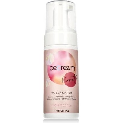 Inebrya Ice Cream Keratin Toning Mousse тонираща пяна за коса 150 ml унисекс