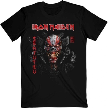 Iron Maiden Риза Senjutsu Black Cover Vertical Logo Unisex Black M (IMTEE133MB02)