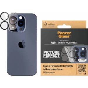 Panzer Протектор за Камерата на iPhone 15 Pro Max, PanzerGlass PicturePerfect Cam, Прозрачен (5711724011375)