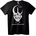 NOONEBRAND Тениска с черна скелетна ръка - 4XL, Black