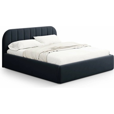 Windsor & Co Sofas Juno s úložným priestorom s roštom Tmavomodrá