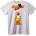 NOONEBRAND Тениска Garfield на Купчина - XL, White