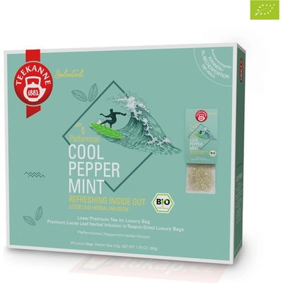 Teekanne BIO Selected. Cool Peppermint Luxury Bag 20 x 2,5 g