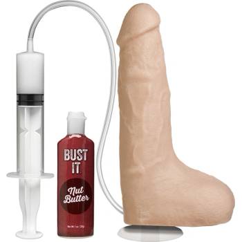 Image 1 of Doc Johnson Bust it Squirting Realistic Cock 8.5" Skin