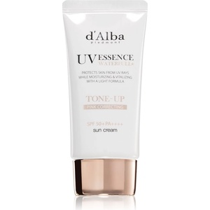 d'Alba Waterfull Pink Correcting Tone-Up Sun Cream слънцезащитен крем за лице за освежаване и хидратация SPF 50+ 50ml