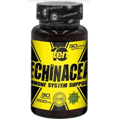 Cvetita Herbal 10/ten Еchinacea, 200 mg, 30 таблетки, Cvetita Herbal