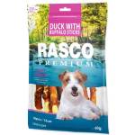 Rasco Лакомство Rasco Premium биволска кожа, обвита с патешко месо, пръчици 80g (1704-17090)