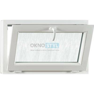 OKNOSTYL.cz plastové okno sklopné sklo kůra REHAU 9000 x 5500 mm Bílá