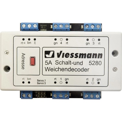 Viessmann Modelltechnik 5280 spínací a výhybkový dekodér modul
