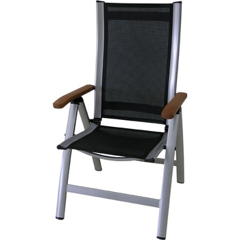 zahradní židle, křeslo ASS CONFORT, černá