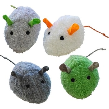 Image 1 of Nobby Играчка за котка Плюшена мишка с Catnip (котешка трева) 8 см - 1 бр, NOBBY Германия 53213