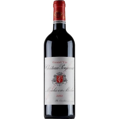 Château Poujeaux Cuvée suché červené 2010 13,8% 0,75 l (čistá fľaša)