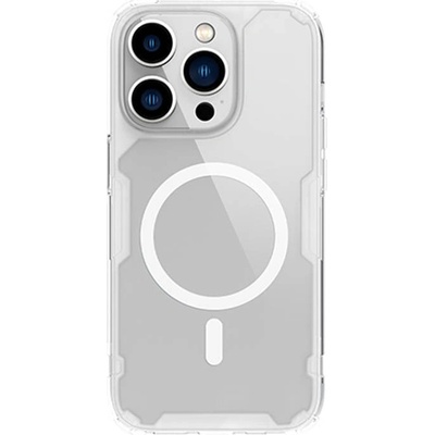 Nillkin Магнитен TPU кейс Nillkin Nature TPU Pro за Apple iPhone 14 Pro (бял) (6902048248595)