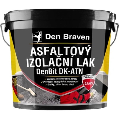 DENBIT DK-ATN - Asfaltový izolačný lak cierna 9 kg