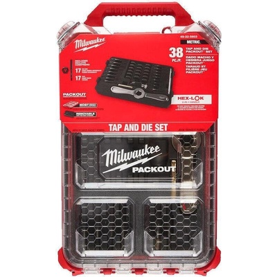 Milwaukee комплект метчици и плашки в Packout куфар (4932498721)