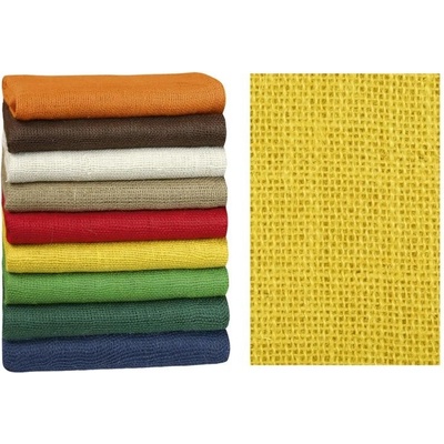 Bellatex Dekorační jutová plachetka 1,3m x 3m žlutá
