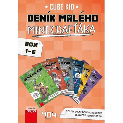 Deník malého Minecrafťáka BOX 1-6 - Cube Kid