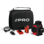 PRO Комплект лазерен нивелир + аксесоари pro pro-aq3dg/ 30 м (pro-l1208)