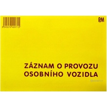 PaM 971 Záznam o provozu Osobního Vozidla - nečíslovaný