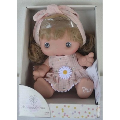 Marina & Pau Piu v šatičkách s kopretinou 25 cm