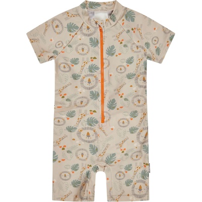 Sterntaler Детски цял бански от ликра (UV защита) Sterntaler Kids' Swimsuit Safari Lycra - Beige - размер 104 (EU) (750-2697-0113)