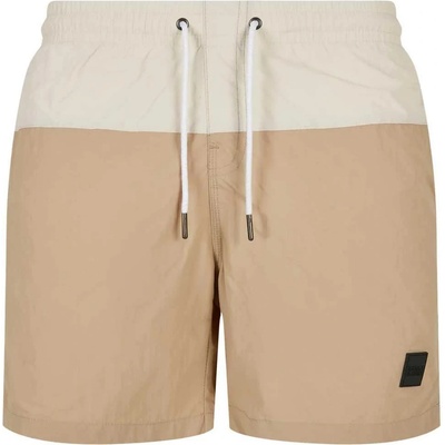 Urban Classics Бански гащета Urban classics Block swimming shorts - Beige (Union Beige / Soft Sea Grass)