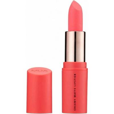MUA Makeup Academy Creamy Matte Lipstick rtěnka Růžová 3,2 g